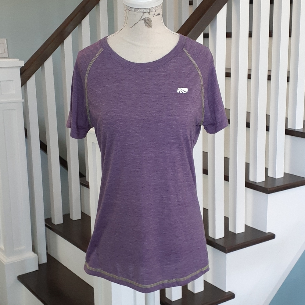 + Purple Marika Tek Dry-Wik Performance Tee Shirt